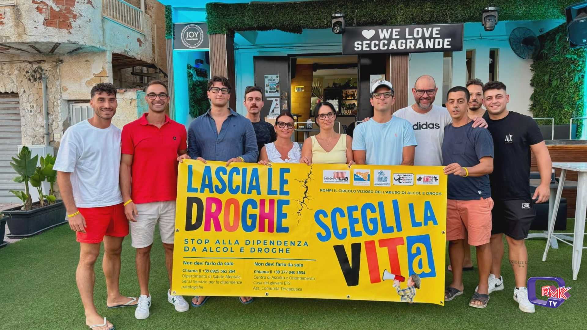Droga. A Seccagrande iniziative di prevenzione di RiberaLab, Centro di ascolto ed Asp